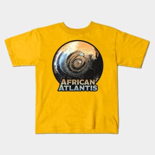 African Atlantis Richat Structure Kids T-Shirt